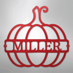 Big Pumpkin Personalized Steel Metal Sign Wall ArtCustomly Gifts