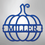 Big Pumpkin Personalized Steel Metal Sign Wall ArtCustomly Gifts