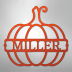 Big Pumpkin Personalized Steel Metal Sign Wall ArtCustomly Gifts