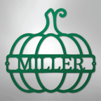 Big Pumpkin Personalized Steel Metal Sign Wall ArtCustomly Gifts