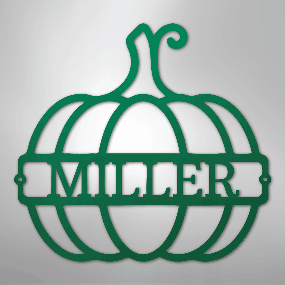 Big Pumpkin Personalized Steel Metal Sign Wall ArtCustomly Gifts