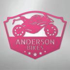 Bike Shop Personalized Steel Metal Sign Wall ArtCustomly Gifts