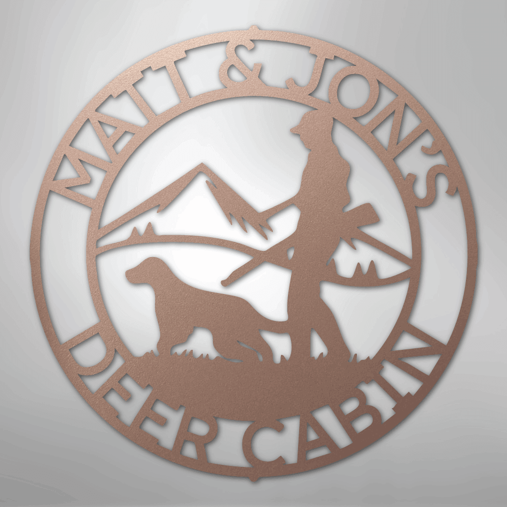 Birddog Personalized Steel Metal Sign Wall ArtCustomly Gifts