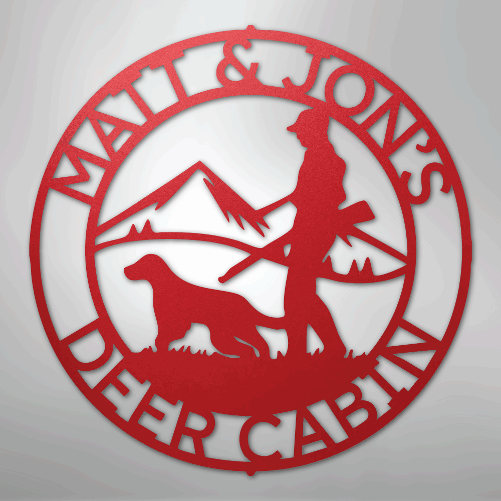 Birddog Personalized Steel Metal Sign Wall ArtCustomly Gifts