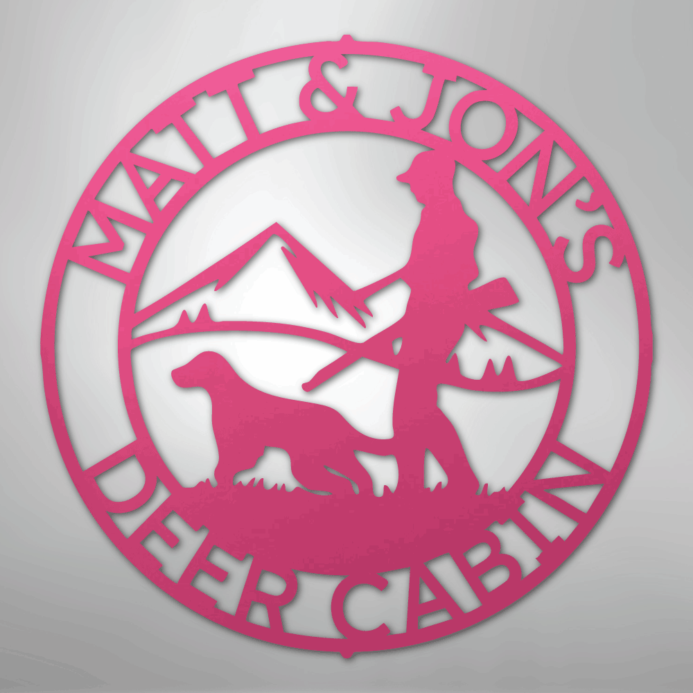 Birddog Personalized Steel Metal Sign Wall ArtCustomly Gifts