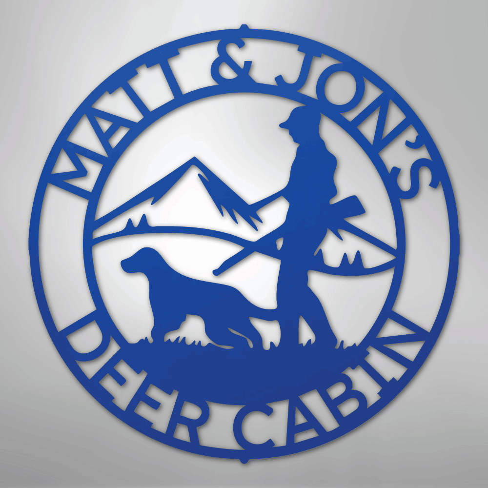 Birddog Personalized Steel Metal Sign Wall ArtCustomly Gifts