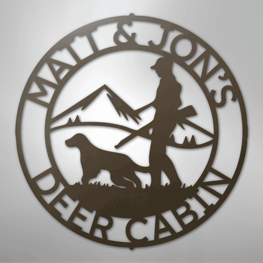 Birddog Personalized Steel Metal Sign Wall ArtCustomly Gifts