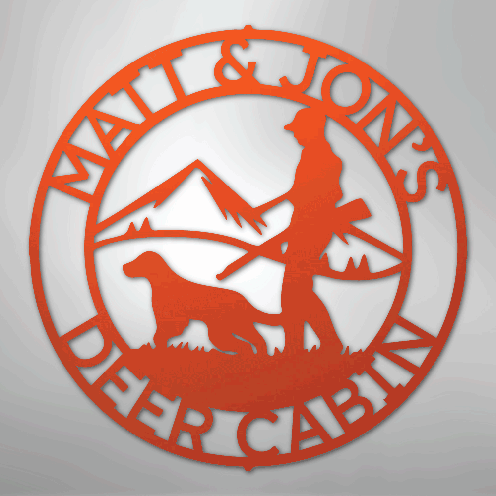 Birddog Personalized Steel Metal Sign Wall ArtCustomly Gifts