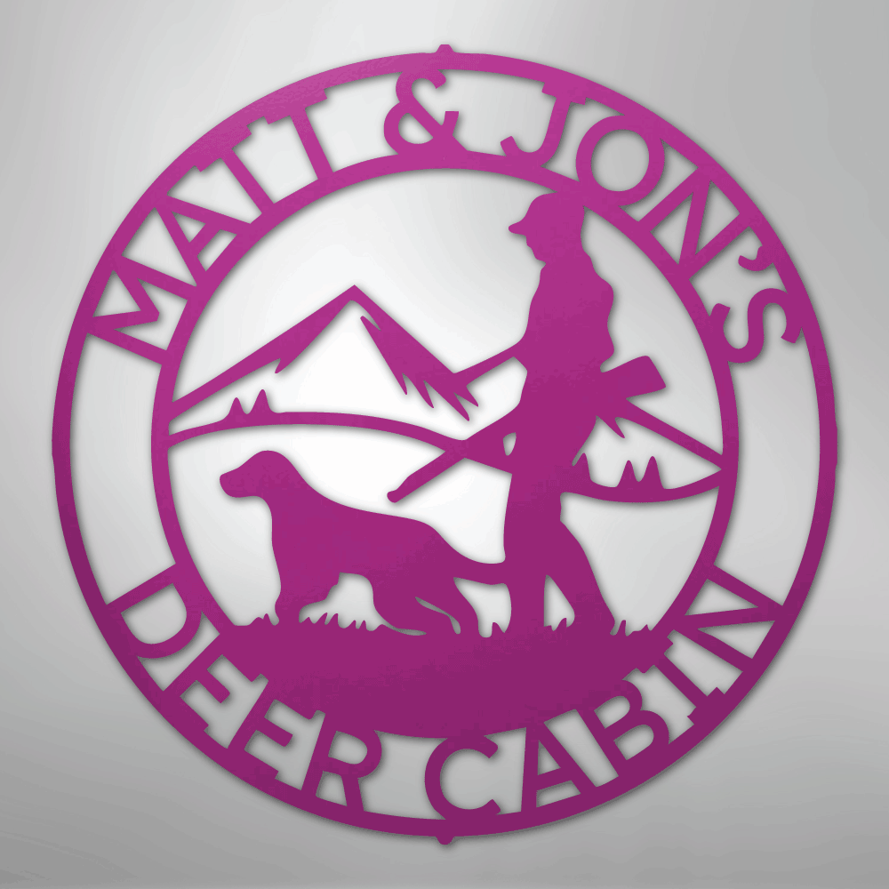 Birddog Personalized Steel Metal Sign Wall ArtCustomly Gifts