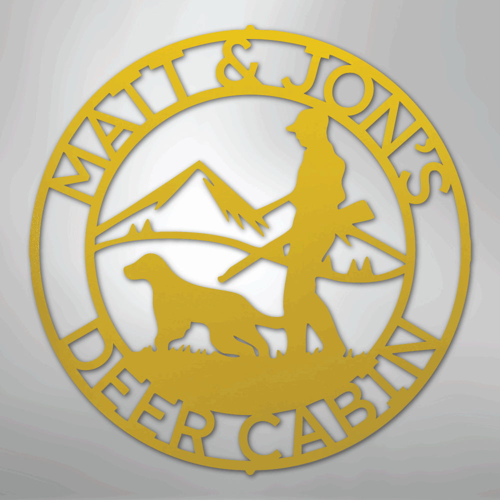 Birddog Personalized Steel Metal Sign Wall ArtCustomly Gifts