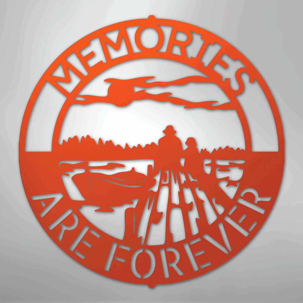 Bonding Family Camping Personalized Steel Metal Sign Wall ArtCustomly Gifts
