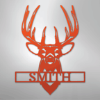 Buck Mount Personalized Steel Metal Sign Wall ArtCustomly Gifts