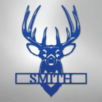Buck Mount Personalized Steel Metal Sign Wall ArtCustomly Gifts