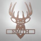 Buck Mount Personalized Steel Metal Sign Wall ArtCustomly Gifts