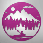 Canoe the Wild - Steel Metal Sign Wall ArtCustomly Gifts