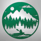 Canoe the Wild - Steel Metal Sign Wall ArtCustomly Gifts