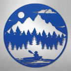 Canoe the Wild - Steel Metal Sign Wall ArtCustomly Gifts