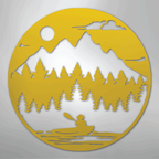 Canoe the Wild - Steel Metal Sign Wall ArtCustomly Gifts