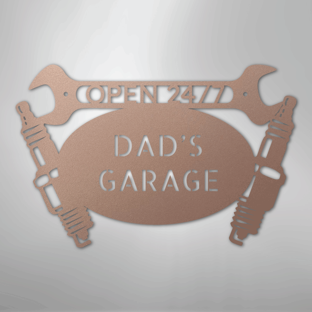 Car Garage Personalized Steel Metal Sign Wall ArtCustomly Gifts