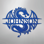 Celtic Dragon Personalized Steel Metal Sign Wall ArtCustomly Gifts
