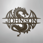 Celtic Dragon Personalized Steel Metal Sign Wall ArtCustomly Gifts