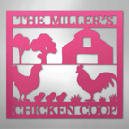 Chicken Coop Personalized Steel Metal Sign Wall ArtCustomly Gifts