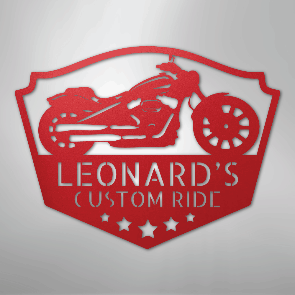 Chopper Shop Personalized Steel Metal Sign Sign Wall ArtCustomly Gifts