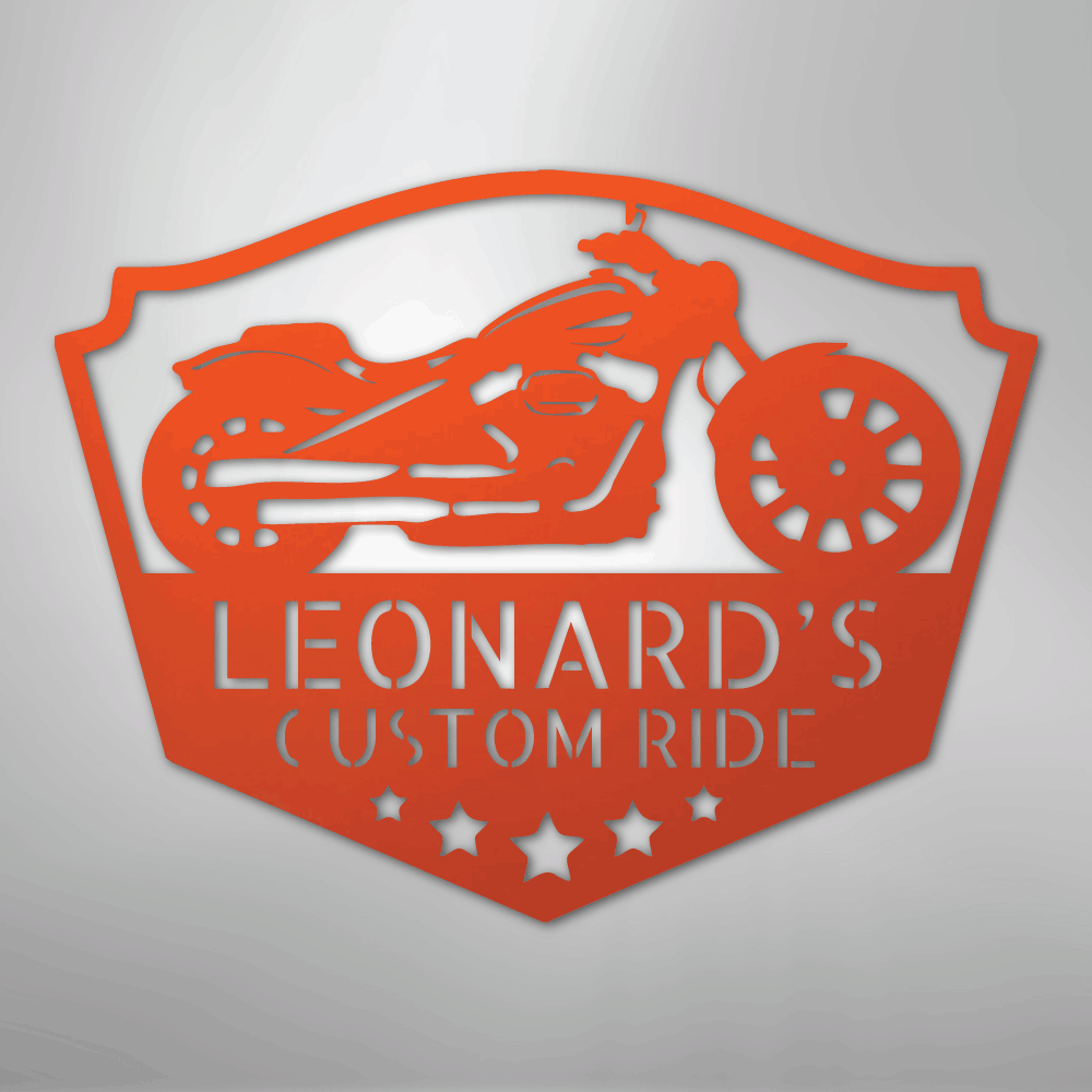 Chopper Shop Personalized Steel Metal Sign Sign Wall ArtCustomly Gifts