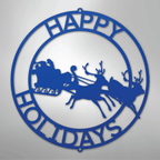Christmas Cheer Personalized Text Steel Metal Sign Wall ArtCustomly Gifts