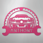 Classic Car Enthusiast Personalized Text Steel Metal Sign Wall ArtCustomly Gifts