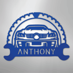 Classic Car Enthusiast Personalized Text Steel Metal Sign Wall ArtCustomly Gifts