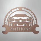 Classic Car Enthusiast Personalized Text Steel Metal Sign Wall ArtCustomly Gifts