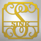 Classic Family Name Personalized Monogram Steel Metal Sign Wall ArtCustomly Gifts