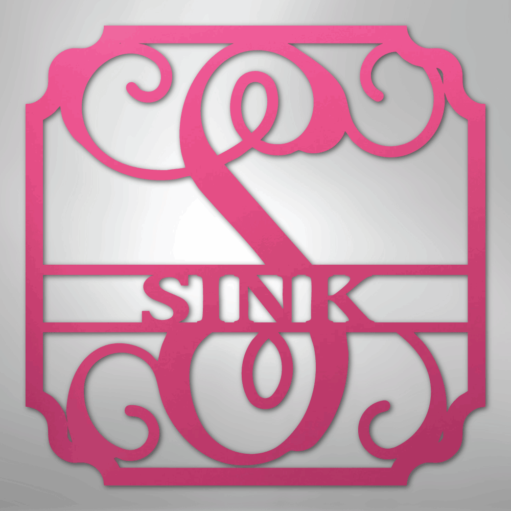 Classic Family Name Personalized Monogram Steel Metal Sign Wall ArtCustomly Gifts