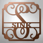 Classic Family Name Personalized Monogram Steel Metal Sign Wall ArtCustomly Gifts