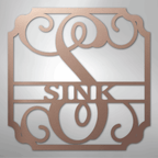 Classic Family Name Personalized Monogram Steel Metal Sign Wall ArtCustomly Gifts