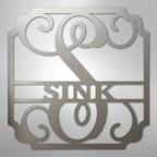 Classic Family Name Personalized Monogram Steel Metal Sign Wall ArtCustomly Gifts