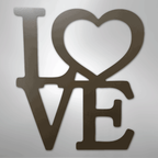 Classic Love - Steel Metal Sign Wall ArtCustomly Gifts