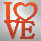 Classic Love - Steel Metal Sign Wall ArtCustomly Gifts