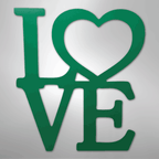 Classic Love - Steel Metal Sign Wall ArtCustomly Gifts