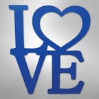 Classic Love - Steel Metal Sign Wall ArtCustomly Gifts