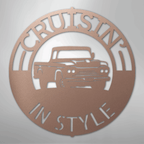 Classic Pickup Truck Personalized Steel Metal Sign Wall ArtCustomly Gifts