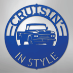 Classic Pickup Truck Personalized Steel Metal Sign Wall ArtCustomly Gifts