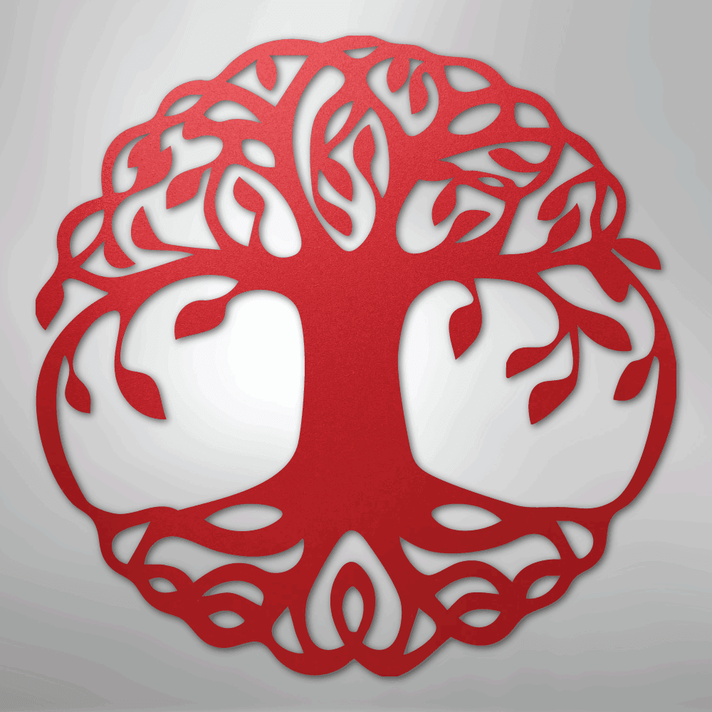 Classic Tree of Life - Steel Metal Sign Wall ArtCustomly Gifts