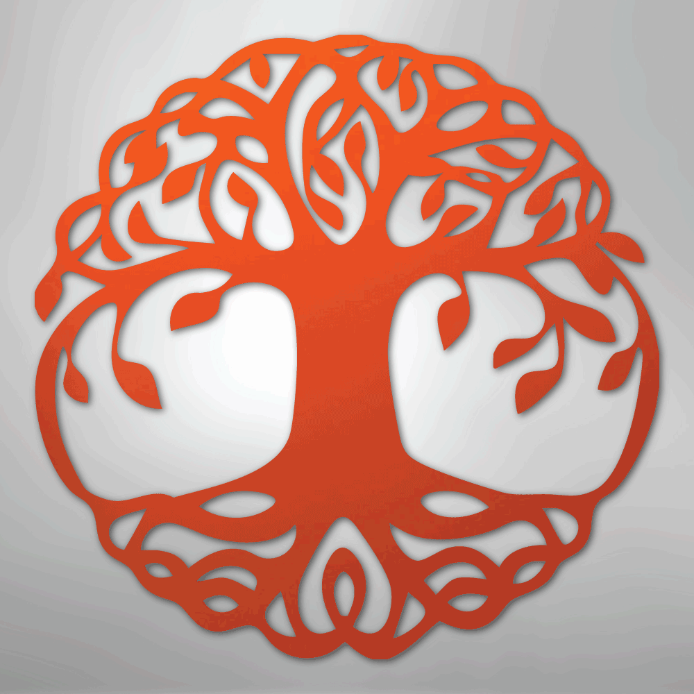 Classic Tree of Life - Steel Metal Sign Wall ArtCustomly Gifts