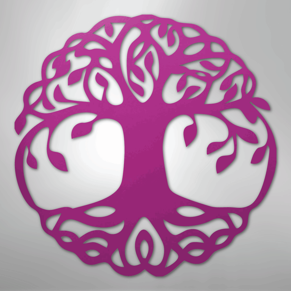 Classic Tree of Life - Steel Metal Sign Wall ArtCustomly Gifts