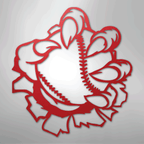 Claw Ball Baseball Themed Steel Metal Wall ArtCustomly Gifts