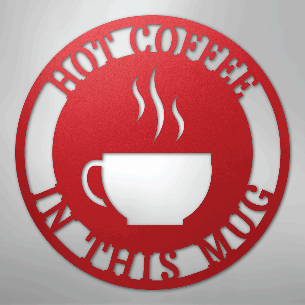 Coffee Haze Personalized Steel Metal Sign Wall ArtCustomly Gifts