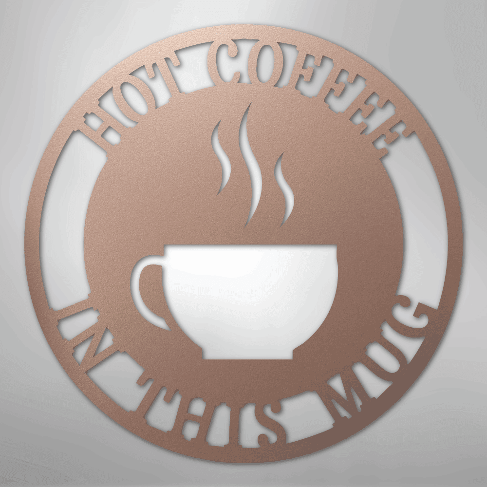 Coffee Haze Personalized Steel Metal Sign Wall ArtCustomly Gifts