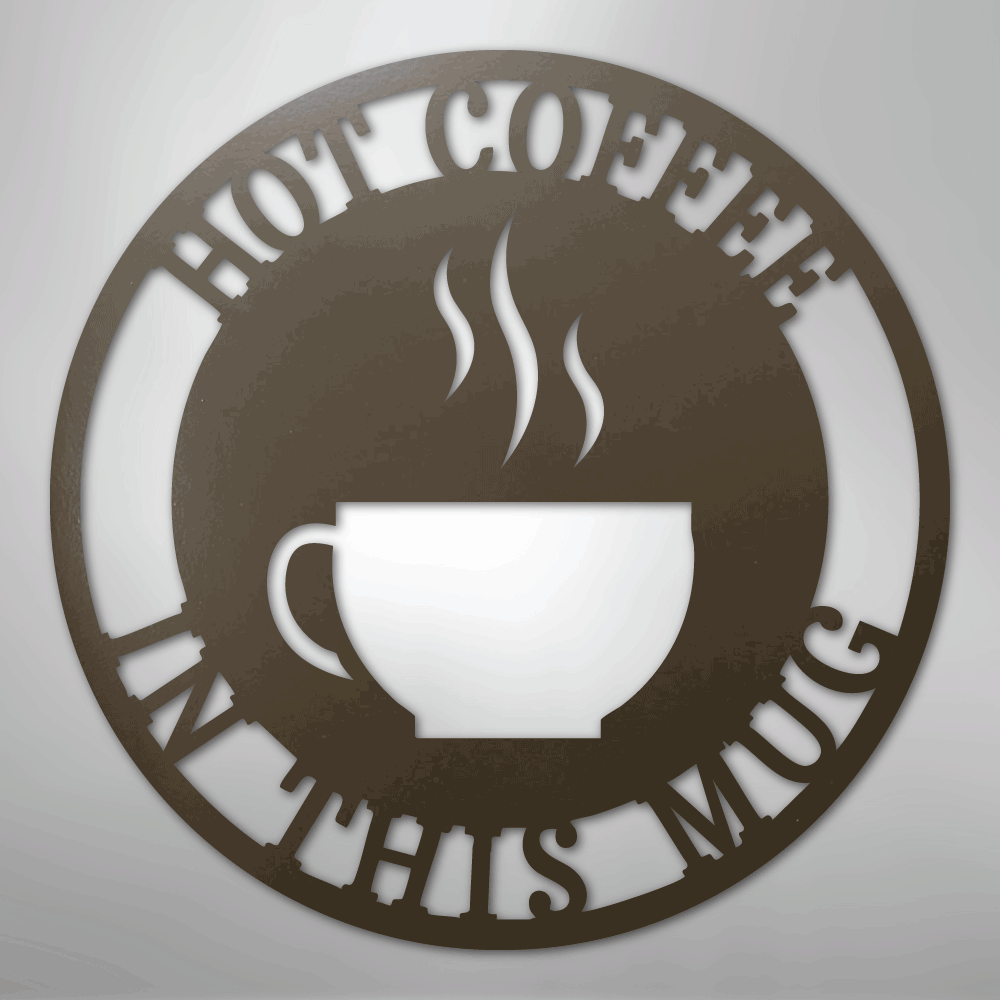Coffee Haze Personalized Steel Metal Sign Wall ArtCustomly Gifts